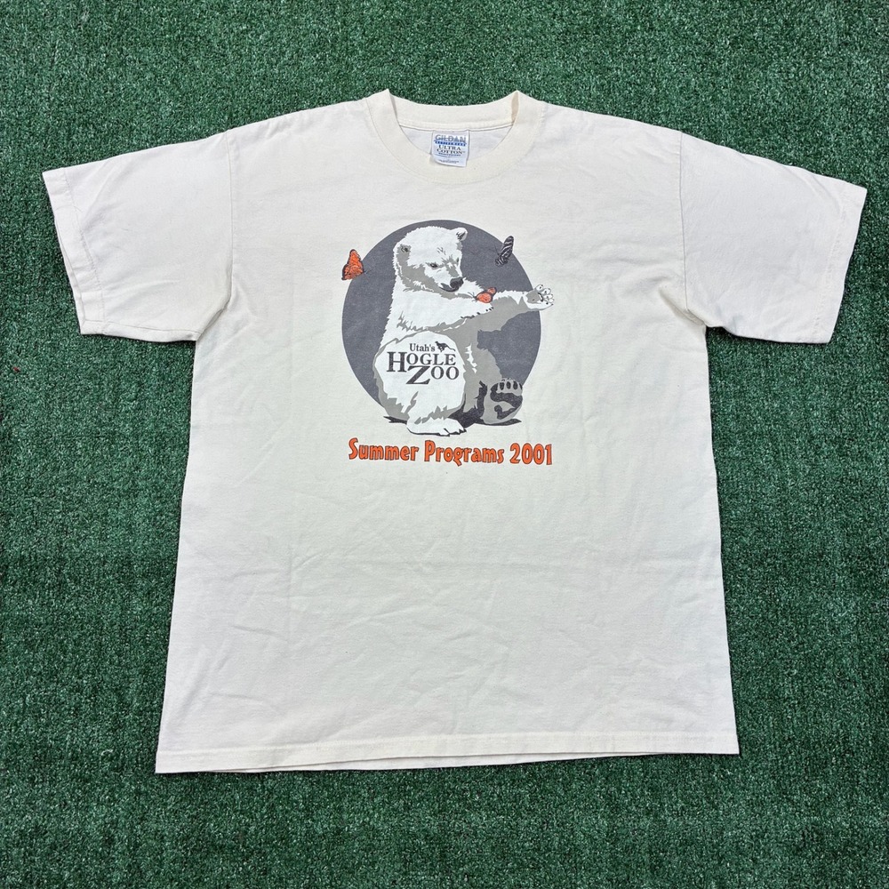 Vintage‎ Polar Bear Wildife Zoo Graphic T-shirt
